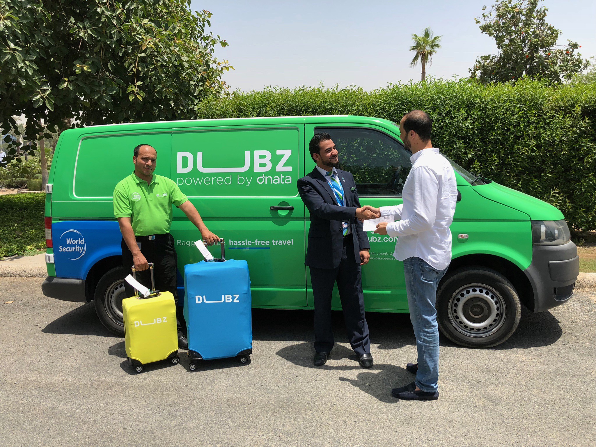 DUBZ Flight home checkin, baggage delivery services